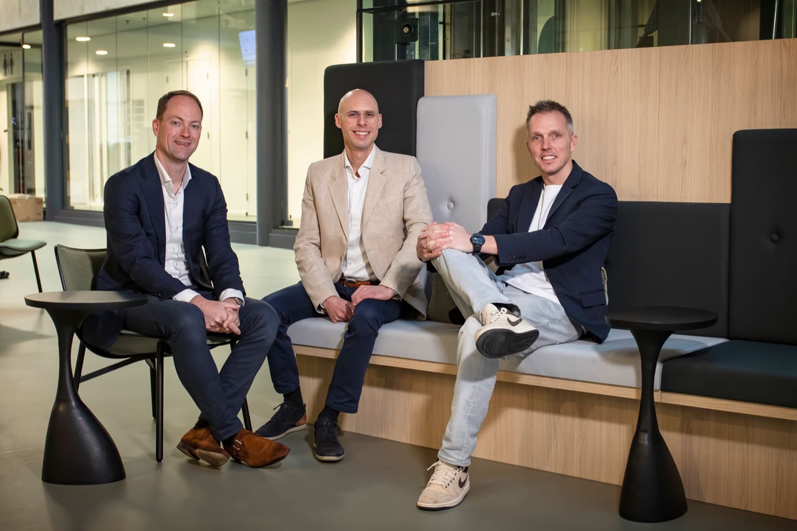 Het team van SproutBridge op kantoor