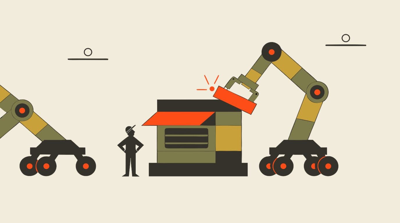 Illustratie bij artikel: Webshop maken met AI: wat kan het echt in 2026?